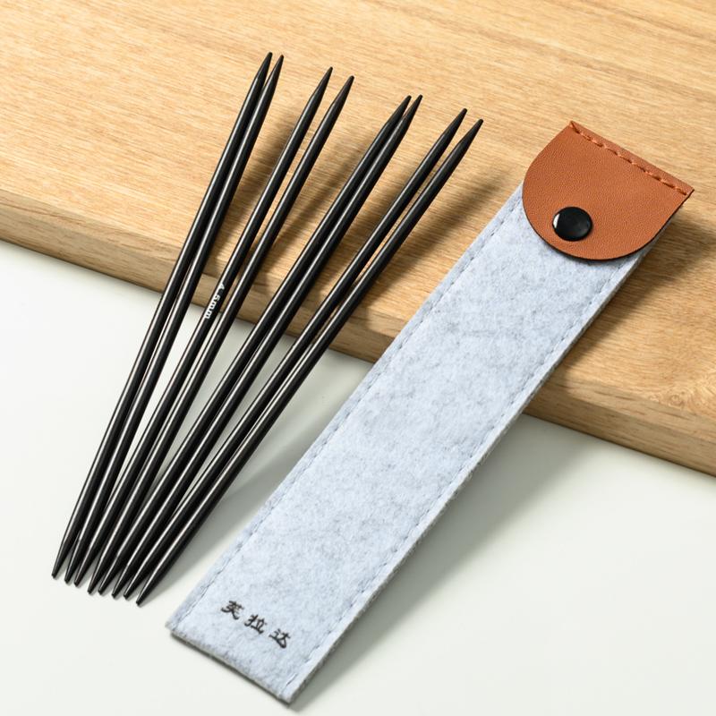 帽子黑檀diy手工毛线针
