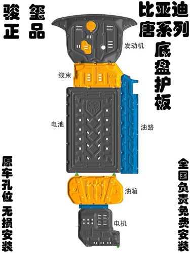 23款比亚迪唐DM-i底盘护板骏玺