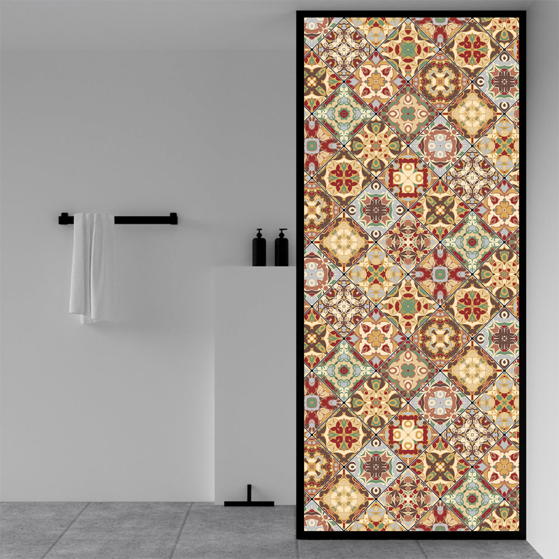 窗户卫生间防偷窥复古玻璃贴膜