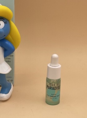 美国 Isle of paradise美黑滴液4ml 小样身体脸部小麦 慕斯增色剂