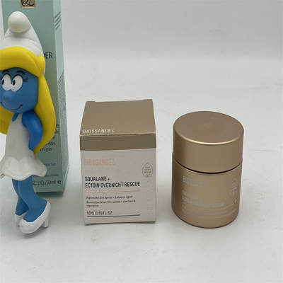 现货 BIOSSANCE 8234角鲨烷夜间修护霜50ml 肌肤抵御换季干燥泛红