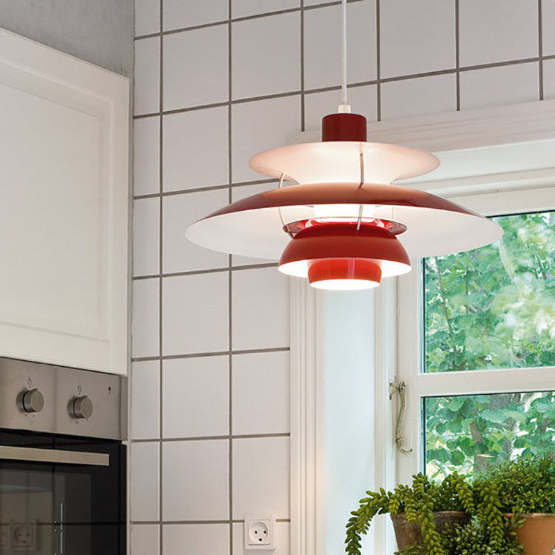北欧Pendant Lamp ph50吊灯餐厅餐桌上吊灯餐饮店卧室吧台灯具5色