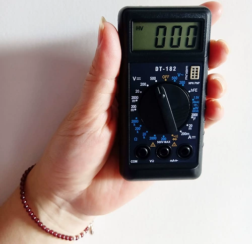 Подлинный мобильный телефон Big Pocket Mini Digital Universal Meter DT182 с функцией пчел