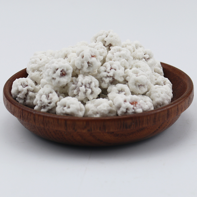 糖衣花生粘雪花花生米沾糖花生糖霜花生米传统怀旧零食