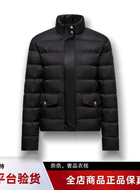 代购蒙口Bessettes立领合身短款羽绒服女款夹克外套