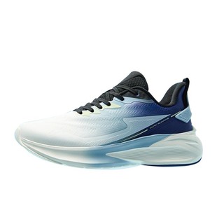 四季 通用 黑色 跑步鞋 白色 休闲 系带 织物 安踏 圆头