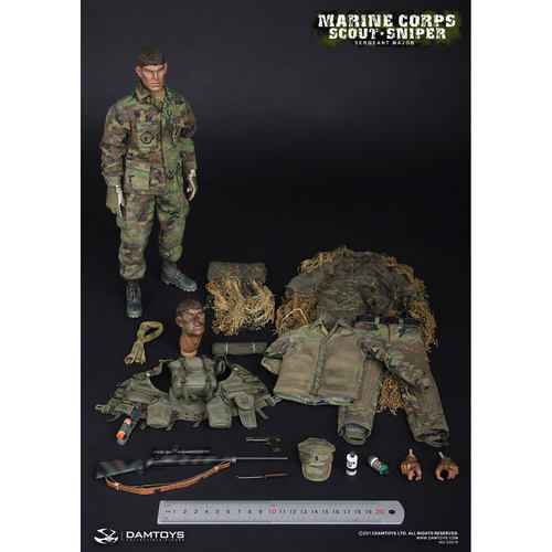 【GD漫玩社】DAMTOYS DAM93018 美军陆战队狙击手 1/6 电影兵人