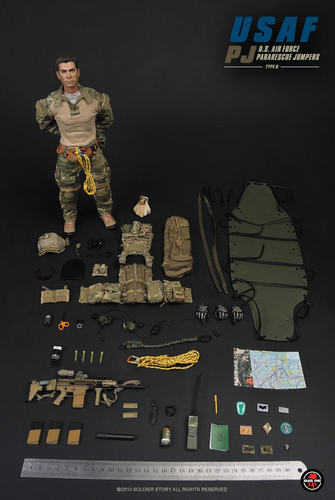 【GD漫玩社】Soldier Story 美国空军 USAF PJ SS080B 救援队兵人
