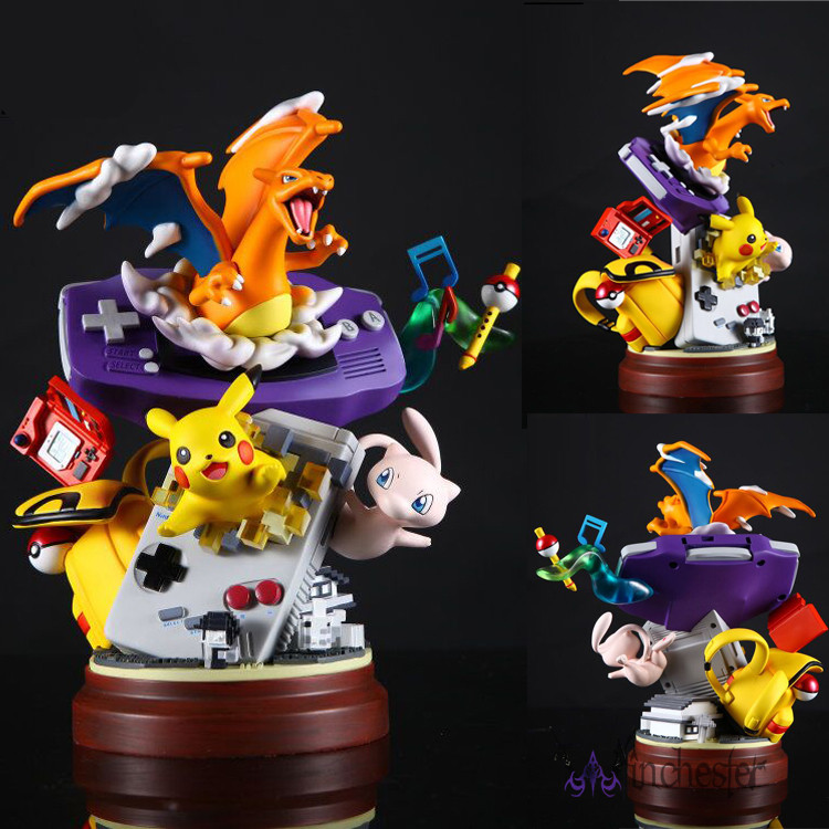 【GD漫玩社】宠物小精灵神奇宝贝 GBA喷火龙皮卡丘梦幻GK手办模型