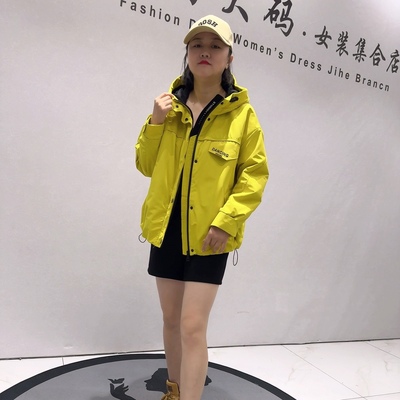 1750子汇初冬新品减龄连帽蛋型高品质户外布料棉服外套加大码女装