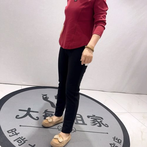 冬款新品高弹舒适过冬松紧腰蚕丝棉裤保暖一体裤加大码女裤