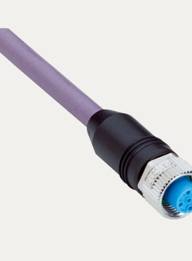 YF2A15-020C1BXLEAX德国SICK原装插头电缆2106283紫色2米M12五针