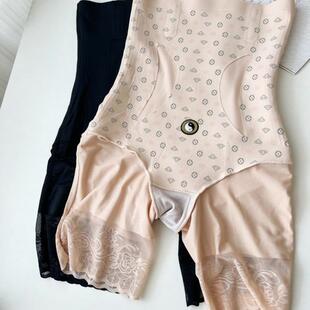 石墨烯内裆高腰悬浮收腹提臀束腰产后塑形裤 断码 无痕薄款 M码 9.9