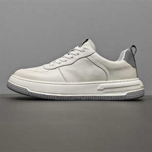 空军运动板鞋 捡漏外贸原单清仓特价 头层牛皮透气小白鞋 夏季 男鞋