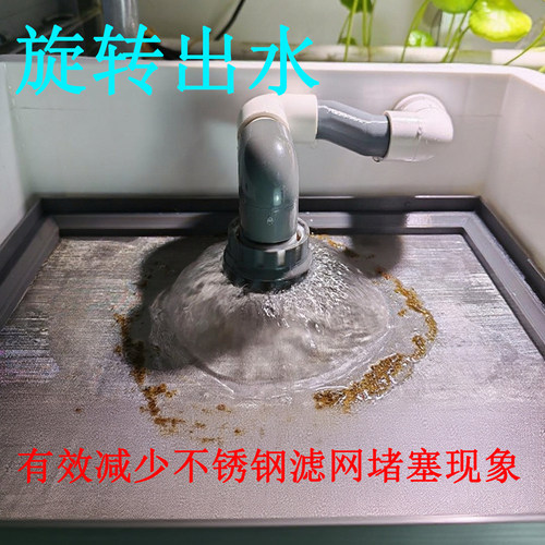 不锈钢滤网防堵过滤器旋转出水口