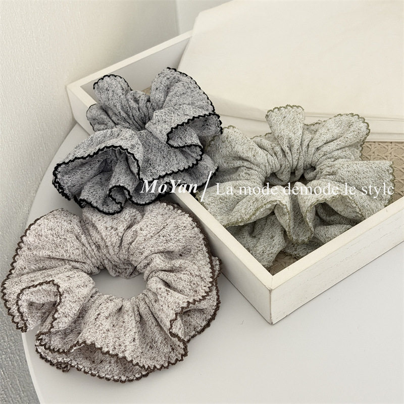 秋冬双层针织大肠发圈韩系小蛮腰头绳慵懒风马尾发绳气质百搭头花,饰品/流行首饰/时尚饰品新,发饰,淘宝优惠券,粉丝福利购,淘宝优惠卷