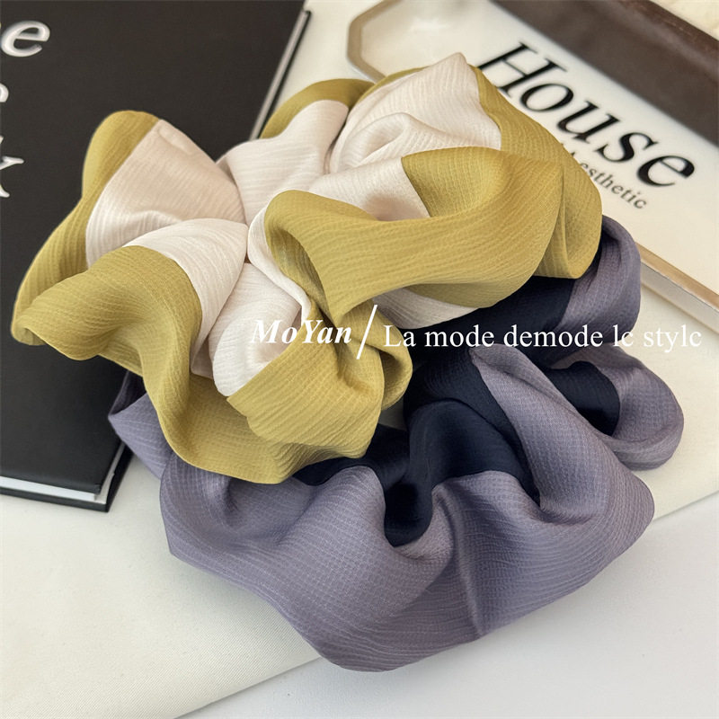 新款网红拼色百褶简约头绳女布艺大肠圈肥肠发圈韩版复古气质发绳,饰品/流行首饰/时尚饰品新,发饰,淘宝优惠券,粉丝福利购,淘宝优惠卷