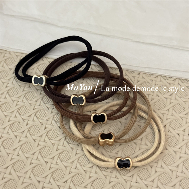 新款黑色领结扎头绳女韩版发圈简约扎头发皮筋时尚通勤绑发绳皮套,饰品/流行首饰/时尚饰品新,发饰,淘宝优惠券,粉丝福利购,淘宝优惠卷