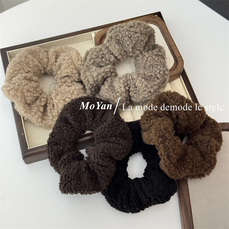 秋冬新款羊羔毛大肠发圈毛绒橡皮筋扎头发高弹发绳羊毛卷头绳头花,饰品/流行首饰/时尚饰品新,发饰,淘宝优惠券,粉丝福利购,淘宝优惠卷