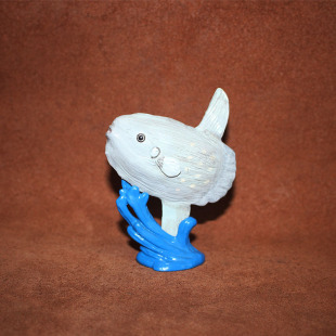 鲀鱼 safari 翻车鱼 海洋场景摆件 曼波鱼 仿真动物模型玩具