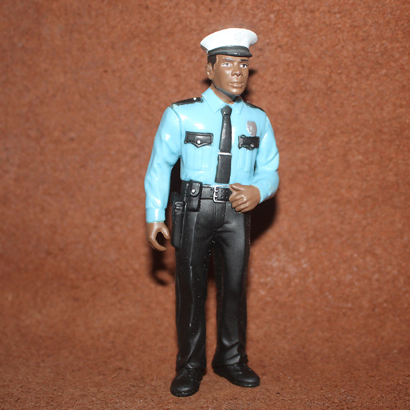 safari人偶模型塑胶警察玩具