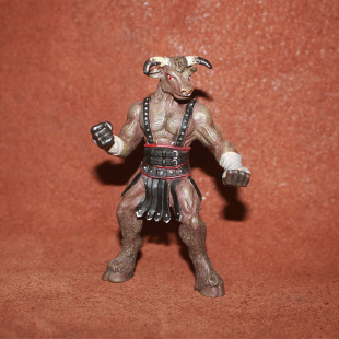 牛头人 场景摆件 怪兽 仿真神话传说人偶模型玩具 safari