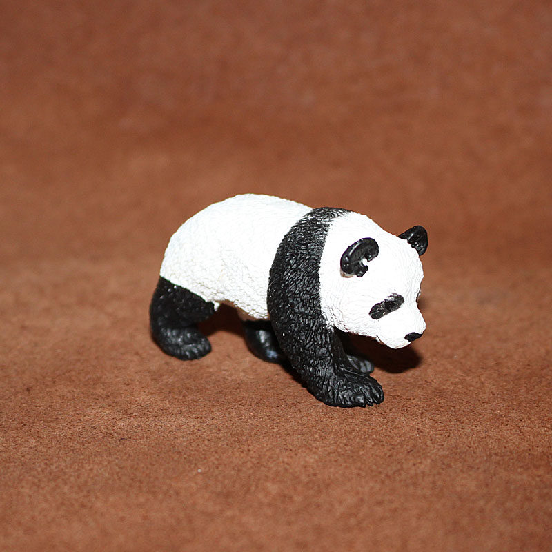 safari 仿真野生动物模型儿童玩具 场景摆件 熊猫幼崽