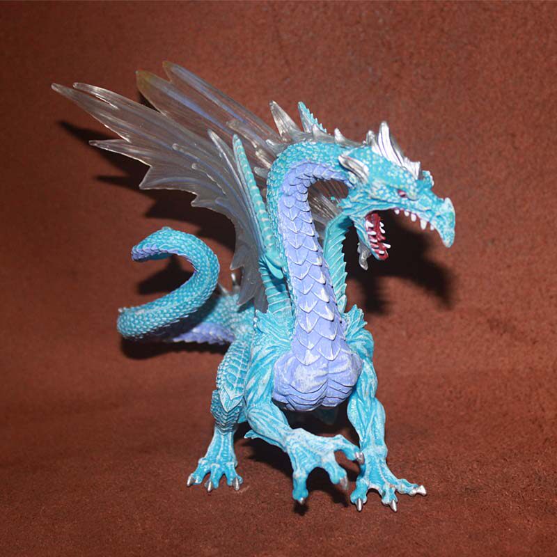 safari 正版 神话场景模型玩具摆件 蓝色冰龙