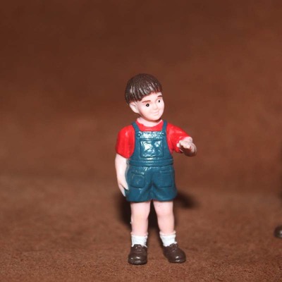 仿真塑胶模型玩具摆件小男孩人偶