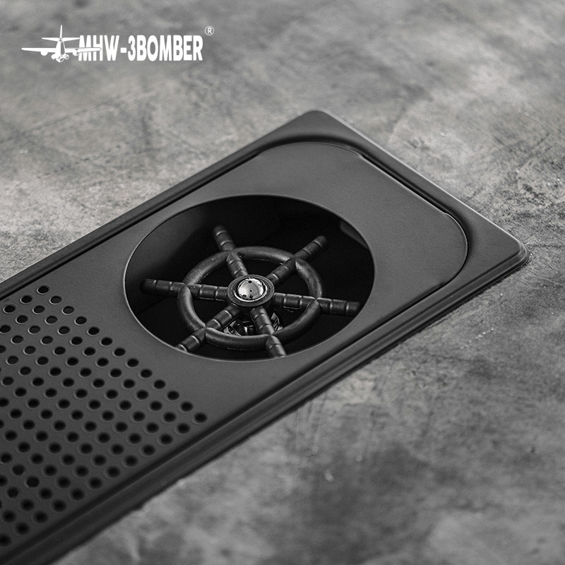 MHW-3BOMBER轰炸机咖啡厅吧台洗杯器 带滤网嵌入式高压冲洗滤水槽