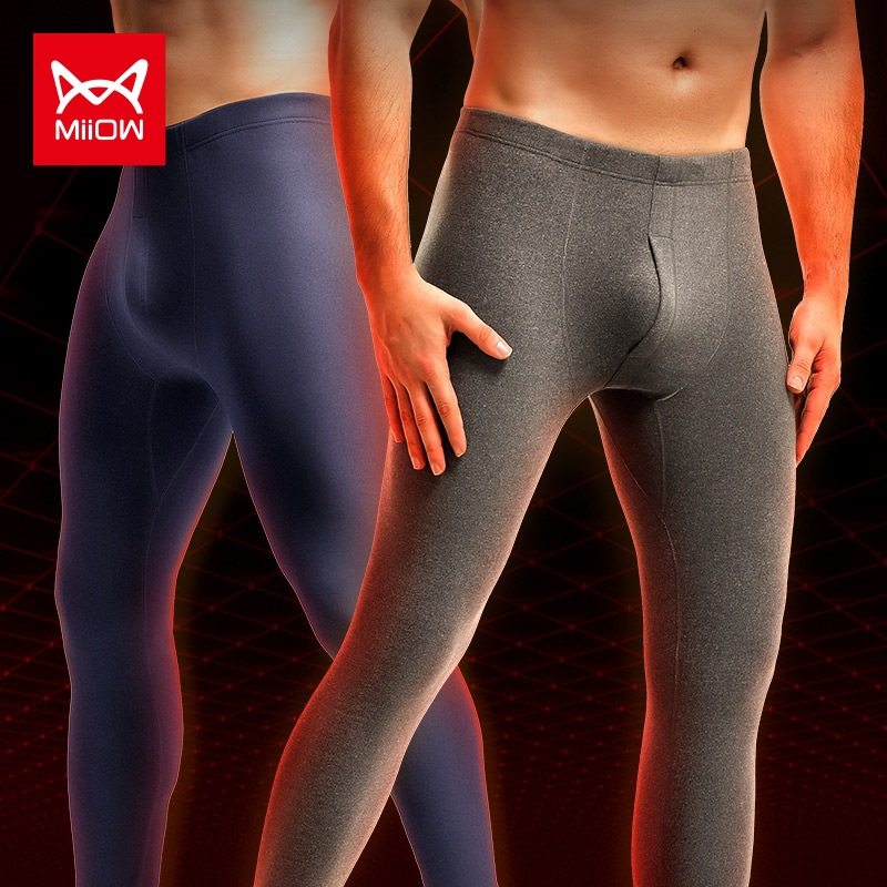 猫人正品秋裤男士保暖裤双面磨绒棉毛裤秋冬季线裤衬裤修身打底裤,女士内衣/男士内衣/家居服,保暖裤,淘宝优惠券,粉丝福利购,淘宝优惠卷