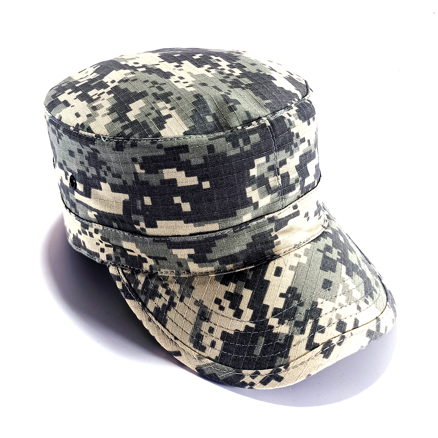 户外军迷战术美式ACU迷彩小兵帽作训鸭舌帽子男款平顶棒球帽调节