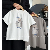 KIDS.男童夏装 短袖 纯棉圆领半袖 MILK 中大童潮牌T恤上衣童装 卡通