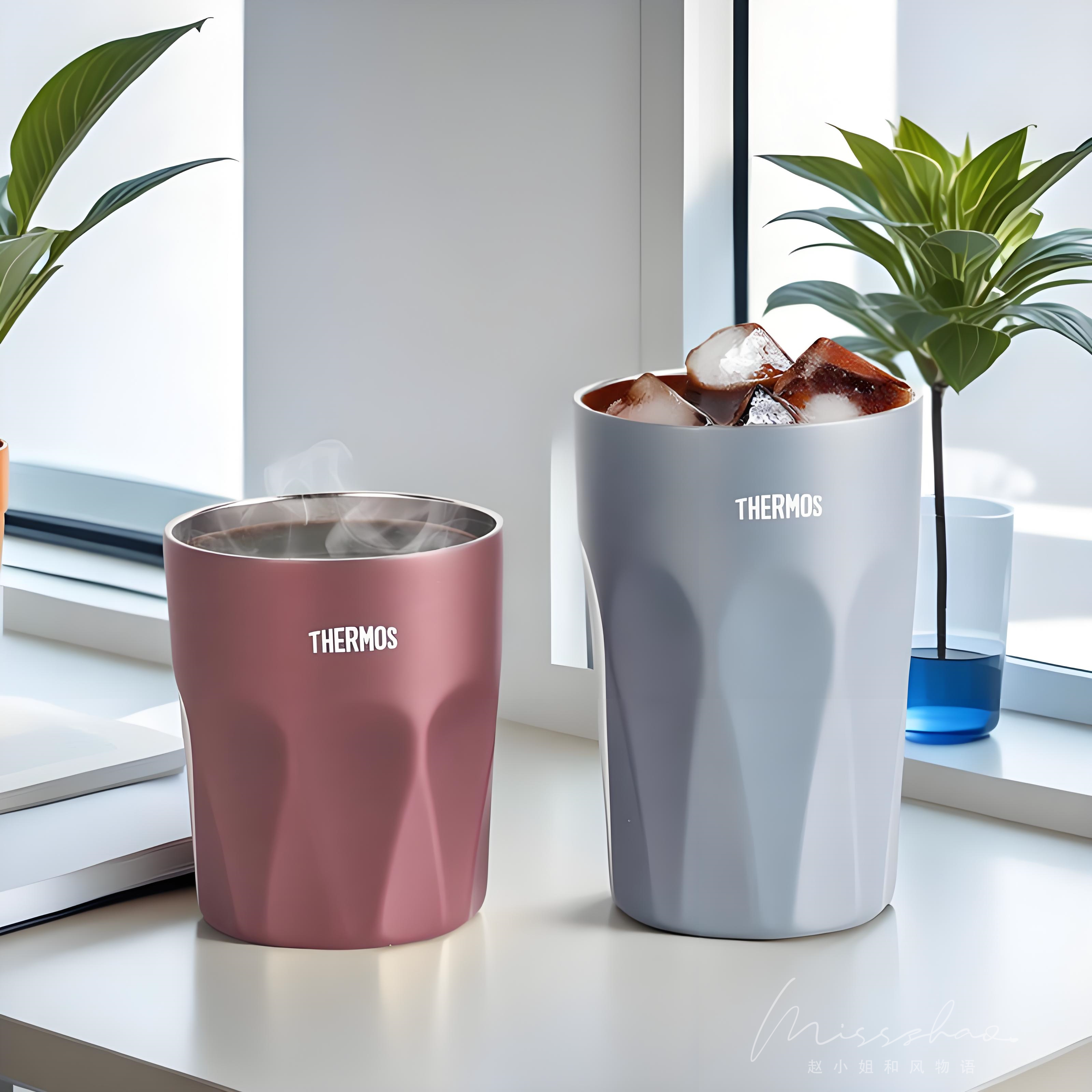 新款膳魔师夏季保冷保温杯不锈钢咖啡啤酒杯泡茶办公马克水杯JTC