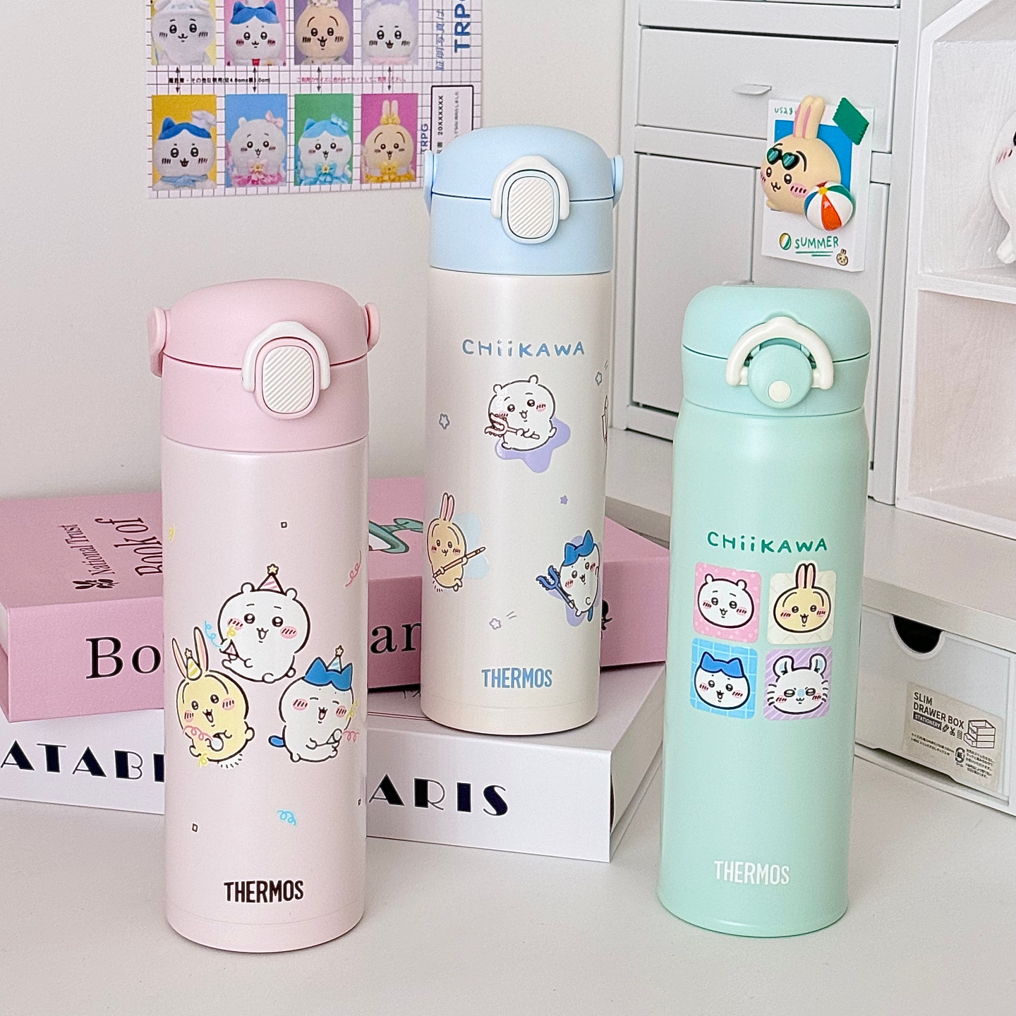 膳魔师吉伊卡哇水杯保温吸管杯