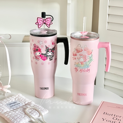 膳魔师吸管大容量保温杯冰霸杯