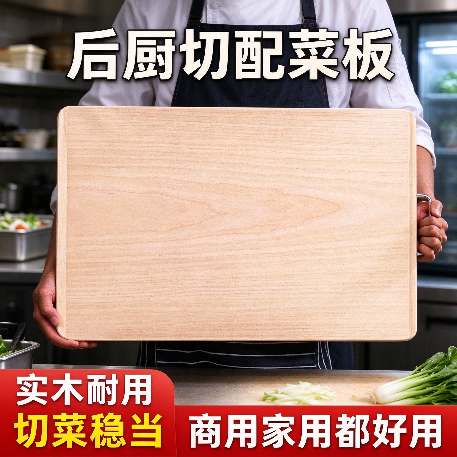 实木柳木菜板整木无拼接家用砧板加厚长方形厨房切菜板擀面