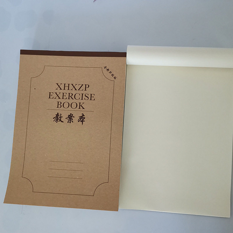 加厚1数学牛皮纸练习本作业本大号语文6k英语小学生未标初中生子
