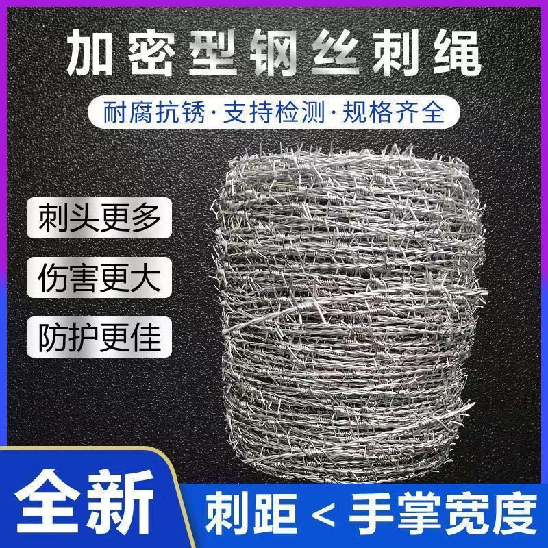 防盗围墙专用热镀锌刺网围栏钢丝