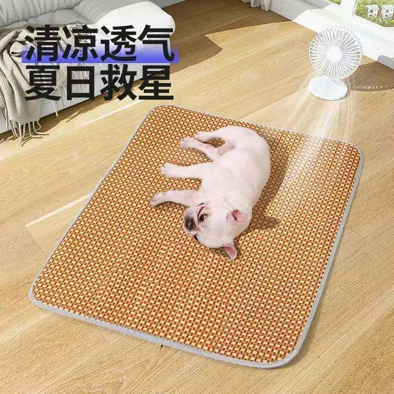 藤席宠物睡垫夏季大号凉席垫子