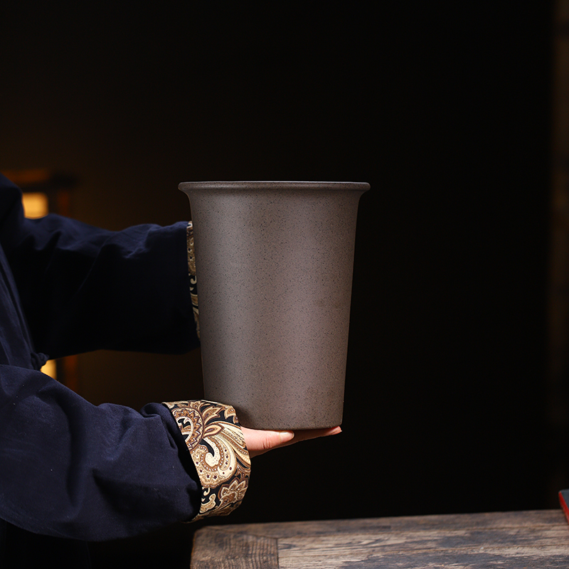 紫砂中式简约吸水透气兰花盆