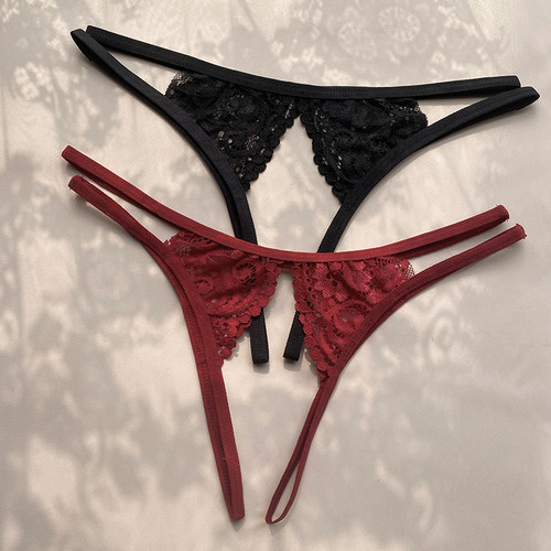 免脱开裆蕾丝花边内裤