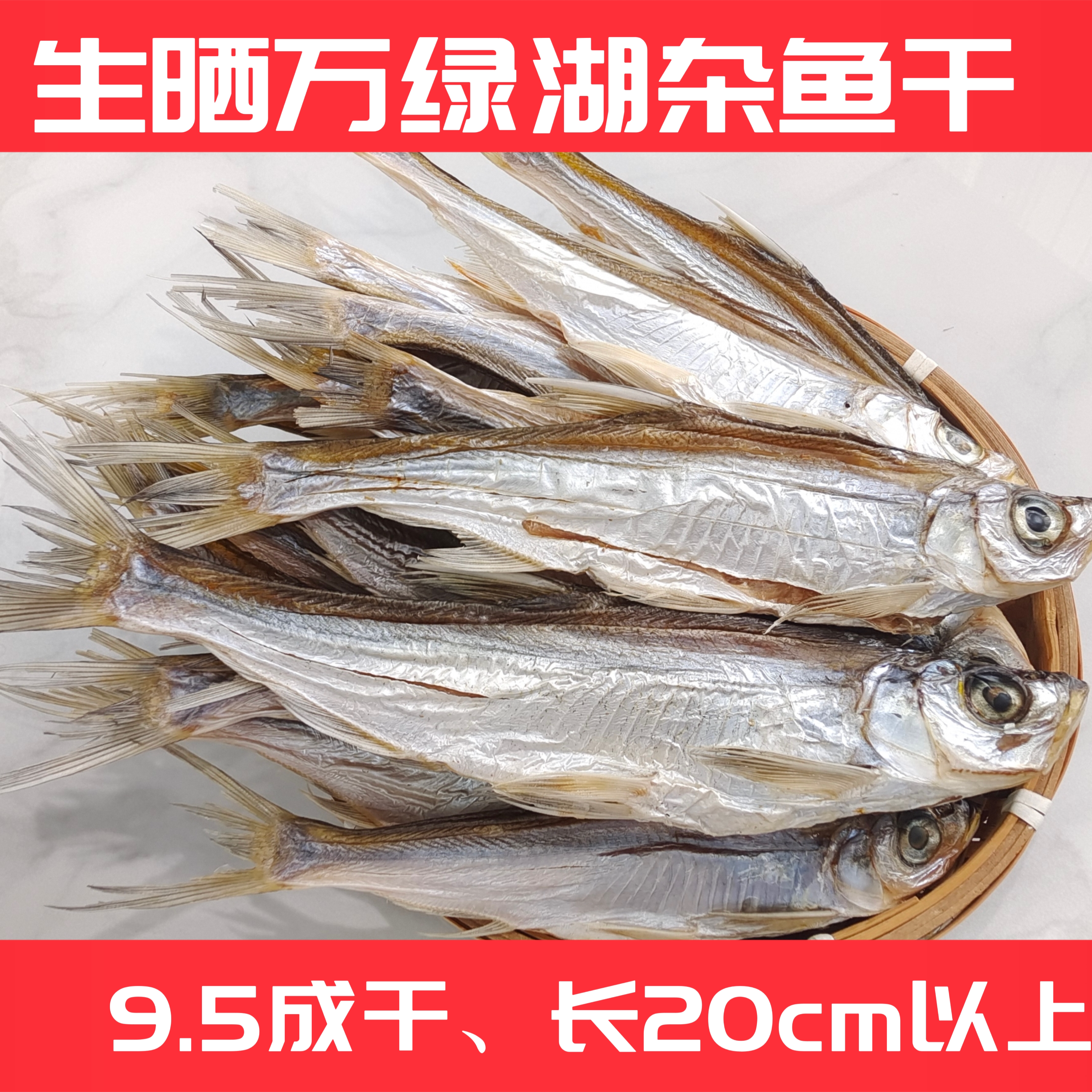 三梓鱼哥【生晒大条杂鱼干】万绿鱼干