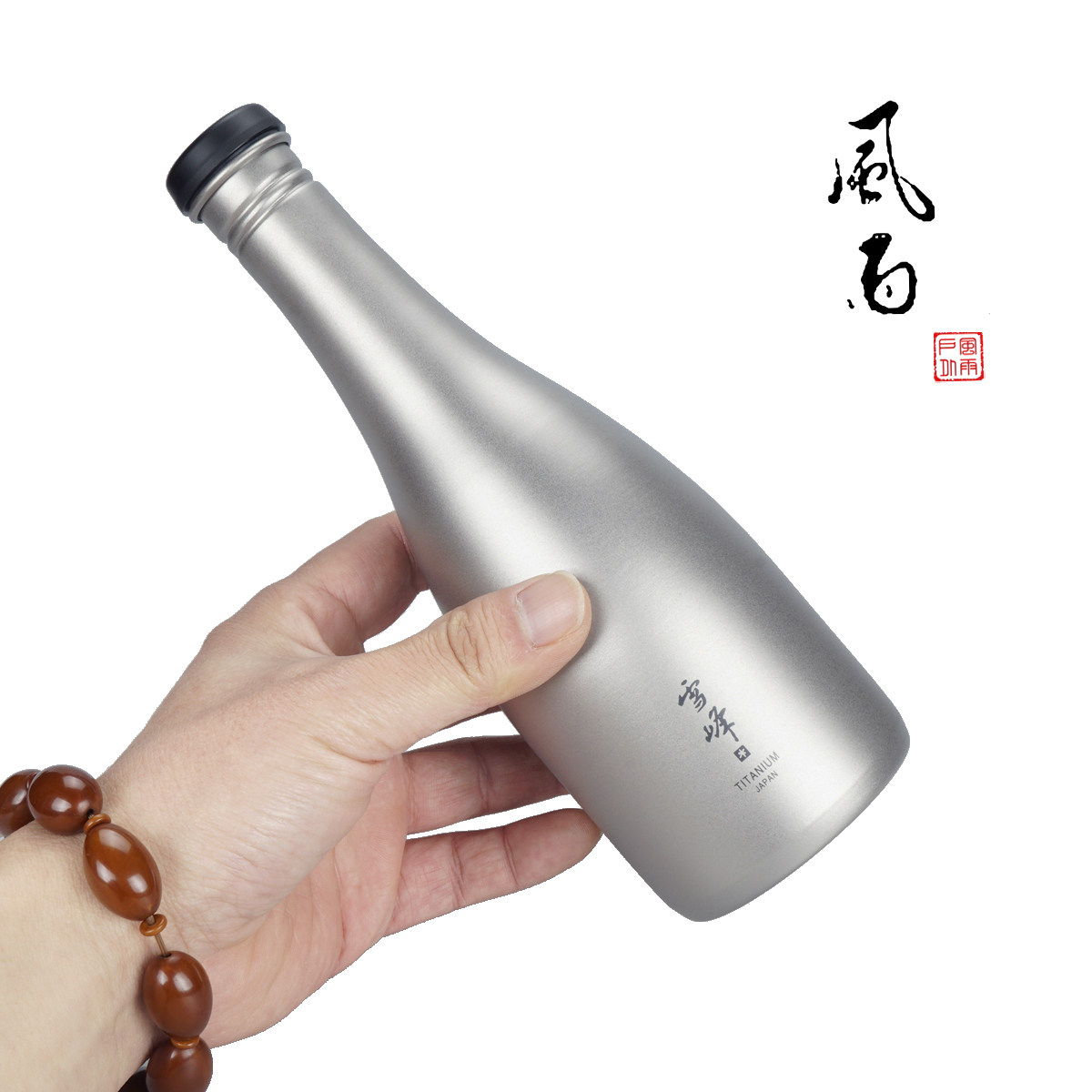 日本原产 Snow Peak 雪峰钛酒壶 钛酒桶 钛酒瓶 TW-540 馈赠佳品