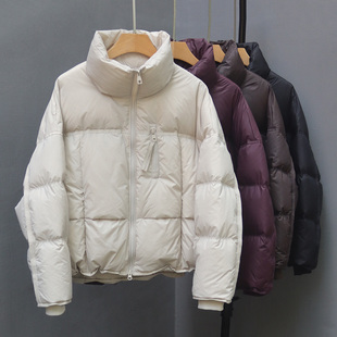 2025冬新款短款休闲立领保暖时尚韩版百搭潮流小个子羽绒服女外套