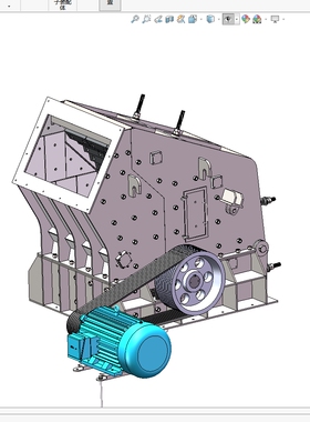 PF1315反击式破碎机设计含SW三维及15张CAD图