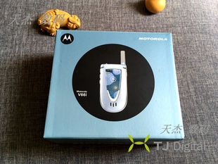 三码 正品 合一古董收藏手机 翻盖全新全套库存原装 摩托罗拉V66i经典