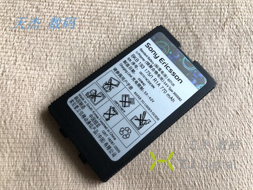 索爱SONY ERICSSON T618 T628原装正品手机电板 BST-25全新库存电