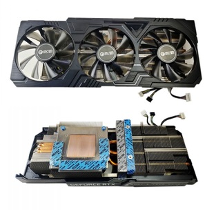 Fan显卡散热器 2070s RTX 2070 大将 影驰 2080S 三风扇 2080