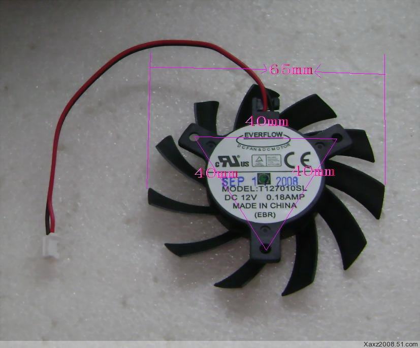 全新双敏9600gt 9600gso HD4670 ATI8500GT 4850 显卡风扇